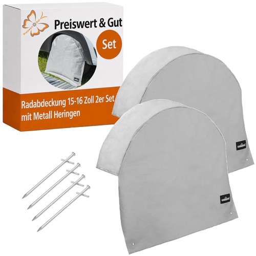Radabdeckung wohnwagen - 2x,