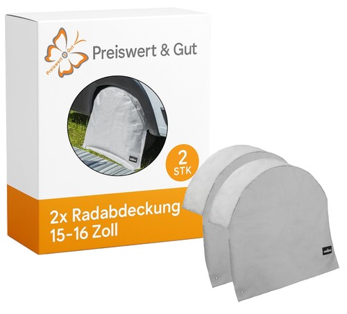 Radabdeckung wohnwagen - 2x,